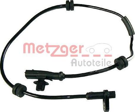 Metzger 0900348 - Датчик ABS, частота обертання колеса autocars.com.ua