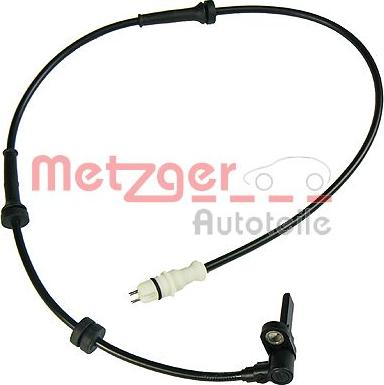 Metzger 0900372 - Датчик ABS, частота вращения колеса autodnr.net