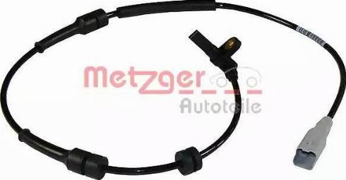 Metzger 0900382 - Датчик ABS, частота обертання колеса autocars.com.ua