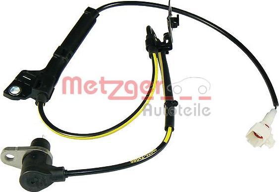Metzger 0900389 - Датчик ABS, частота обертання колеса autocars.com.ua