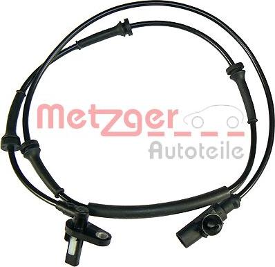 Metzger 0900393 - Датчик ABS, частота обертання колеса autocars.com.ua