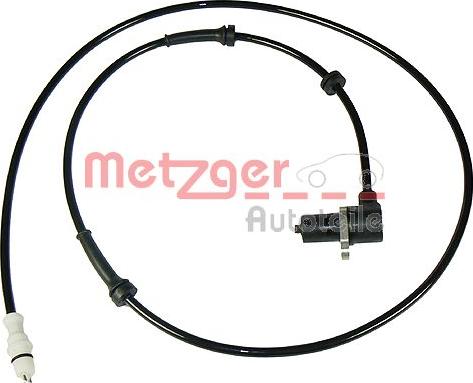 Metzger 0900397 - Датчик ABS, частота вращения колеса autodnr.net