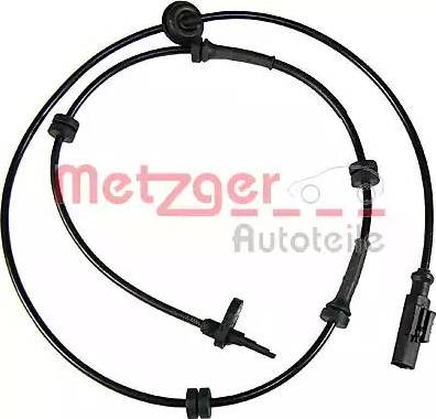 Metzger 0900410 - Датчик ABS, частота обертання колеса autocars.com.ua