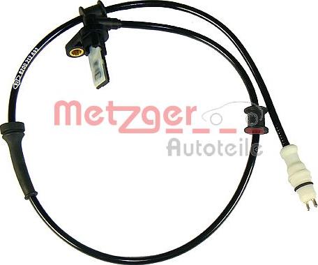 Metzger 0900424 - Датчик ABS, частота обертання колеса autocars.com.ua
