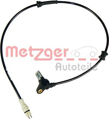 Metzger 0900431 - Датчик ABS, частота обертання колеса autocars.com.ua