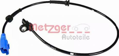 Metzger 0900454 - Датчик ABS, частота обертання колеса autocars.com.ua