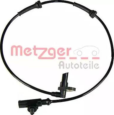 Metzger 0900483 - Датчик ABS, частота обертання колеса autocars.com.ua
