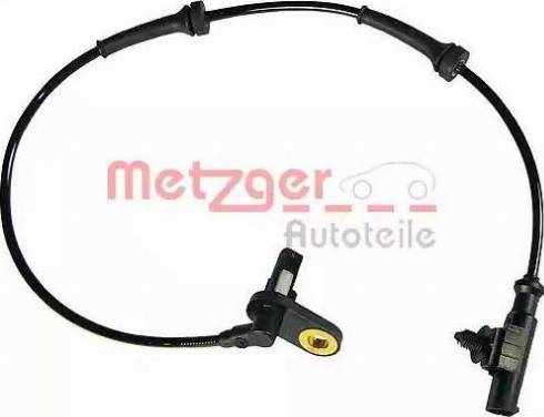 Metzger 0900484 - Датчик ABS, частота обертання колеса autocars.com.ua