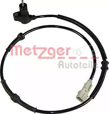 Metzger 0900505 - Датчик ABS, частота обертання колеса autocars.com.ua