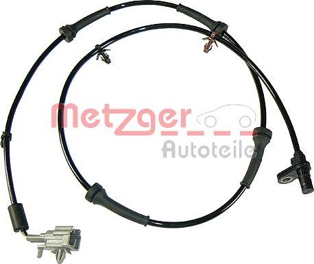Metzger 0900511 - Датчик ABS, частота вращения колеса autodnr.net