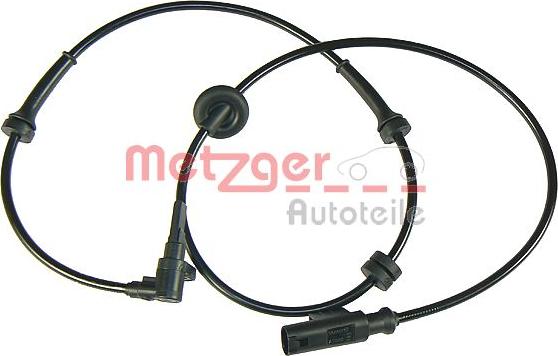 Metzger 0900514 - Датчик ABS, частота обертання колеса autocars.com.ua