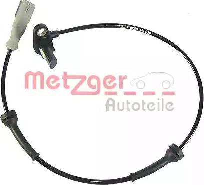 Metzger 0900527 - Датчик ABS, частота обертання колеса autocars.com.ua