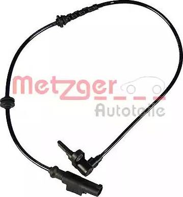 Metzger 0900537 - Датчик ABS, частота вращения колеса autodnr.net