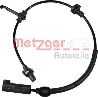 Metzger 0900568 - Датчик ABS, частота обертання колеса autocars.com.ua