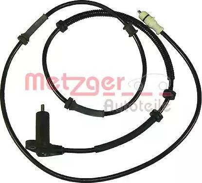 Metzger 0900615 - Датчик ABS, частота вращения колеса autodnr.net