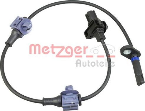 Metzger 0900617 - Датчик ABS, частота вращения колеса avtokuzovplus.com.ua