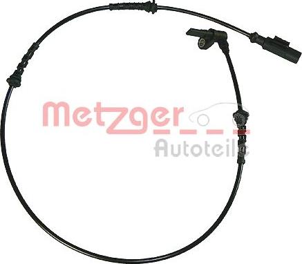 Metzger 0900632 - Датчик ABS, частота обертання колеса autocars.com.ua