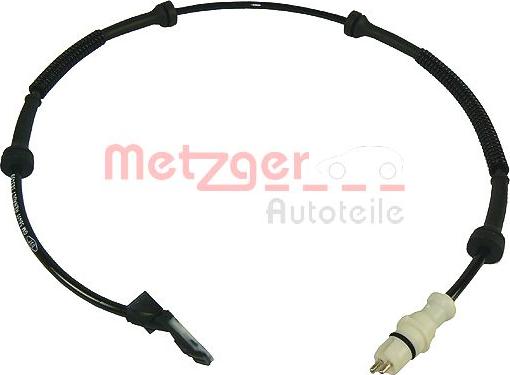 Metzger 0900655 - Датчик ABS, частота обертання колеса autocars.com.ua