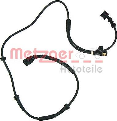 Metzger 0900656 - Датчик ABS, частота обертання колеса autocars.com.ua
