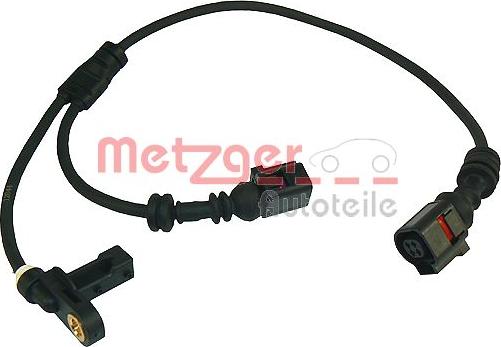 Metzger 0900657 - Датчик ABS, частота вращения колеса avtokuzovplus.com.ua