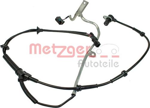 Metzger 0900658 - Датчик ABS, частота обертання колеса autocars.com.ua