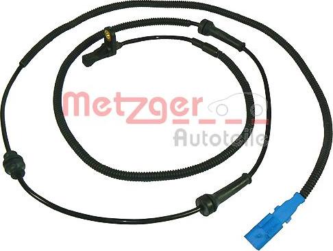 Metzger 0900669 - Датчик ABS, частота вращения колеса autodnr.net