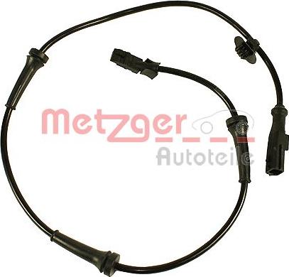 Metzger 0900692 - Датчик ABS, частота обертання колеса autocars.com.ua