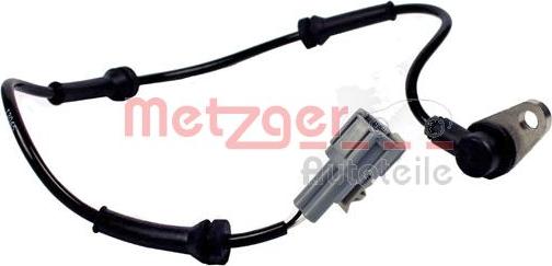 Metzger 0900717 - Датчик ABS, частота обертання колеса autocars.com.ua