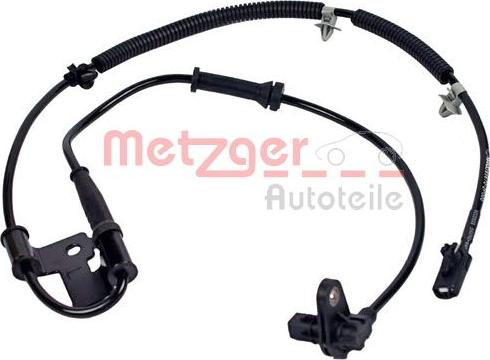 Metzger 0900742 - Датчик ABS, частота обертання колеса autocars.com.ua