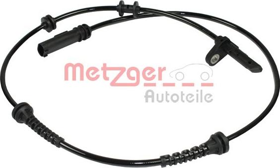 Metzger 0900776 - Датчик ABS, частота вращения колеса avtokuzovplus.com.ua