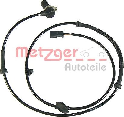 Metzger 0900806 - Датчик ABS, частота обертання колеса autocars.com.ua