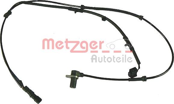 Metzger 0900808 - Датчик ABS, частота обертання колеса autocars.com.ua