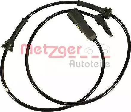 Metzger 0900822 - Датчик ABS, частота вращения колеса autodnr.net