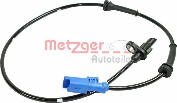 Metzger 0900823 - Датчик ABS, частота обертання колеса autocars.com.ua