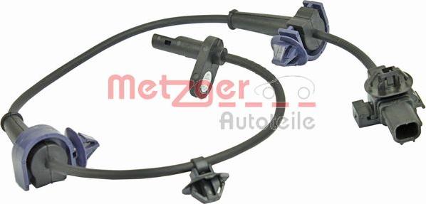 Metzger 0900845 - Датчик ABS, частота вращения колеса autodnr.net