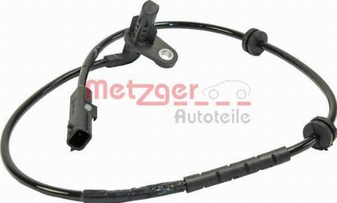 Metzger 0900853 - Датчик ABS, частота обертання колеса autocars.com.ua