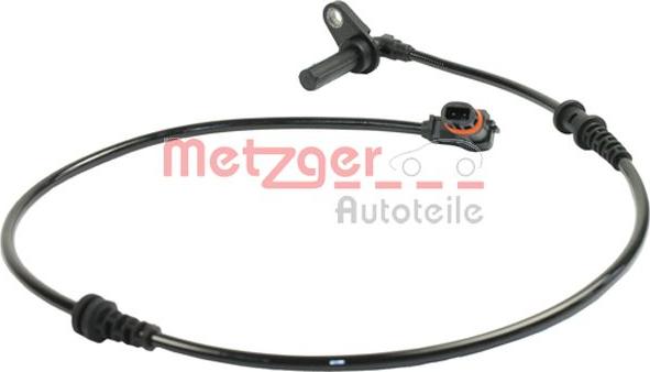 Metzger 0900858 - Датчик ABS, частота вращения колеса avtokuzovplus.com.ua