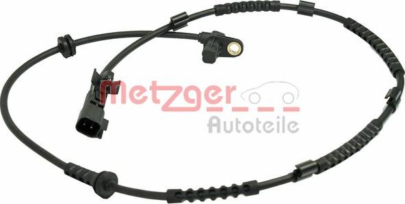 Metzger 0900875 - Датчик ABS, частота обертання колеса autocars.com.ua