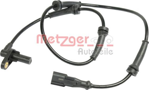 Metzger 0900891 - Датчик ABS, частота обертання колеса autocars.com.ua