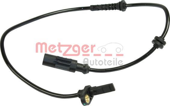 Metzger 0900898 - Датчик ABS, частота обертання колеса autocars.com.ua