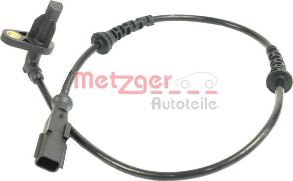 Metzger 0900910 - Датчик ABS, частота вращения колеса autodnr.net