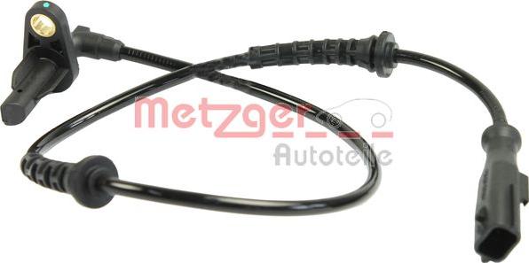 Metzger 0900911 - Датчик ABS, частота обертання колеса autocars.com.ua