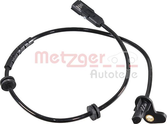 Metzger 0900914 - Датчик ABS, частота обертання колеса autocars.com.ua