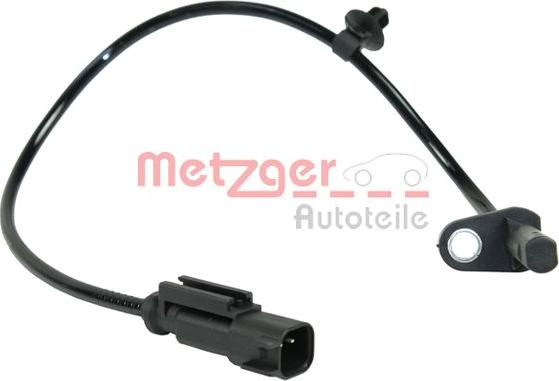 Metzger 0900916 - Датчик ABS, частота вращения колеса avtokuzovplus.com.ua