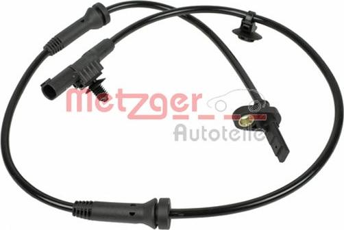 Metzger 0900954 - Датчик ABS, частота обертання колеса autocars.com.ua