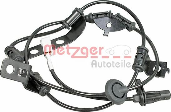 Metzger 0900955 - Датчик ABS, частота обертання колеса autocars.com.ua