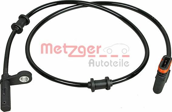 Metzger 0900965 - Датчик ABS, частота обертання колеса autocars.com.ua