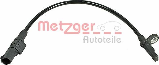 Metzger 0900967 - Датчик ABS, частота вращения колеса autodnr.net