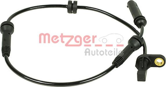 Metzger 0900973 - Датчик ABS, частота обертання колеса autocars.com.ua
