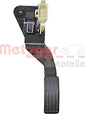 Metzger 0901315 - Датчик, положення педалі акселератора autocars.com.ua